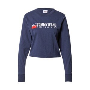 Tommy Jeans Tričko  námořnická modř / ohnivá červená / bílá
