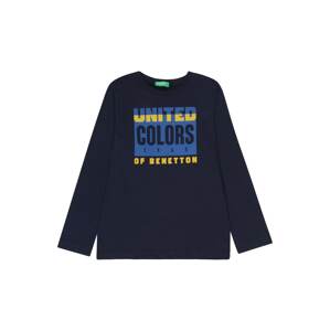 UNITED COLORS OF BENETTON Tričko  modrá / námořnická modř / žlutá