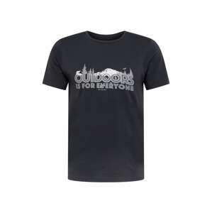 COLUMBIA Funkční tričko 'Sun Trek™' šedá / černá / bílá
