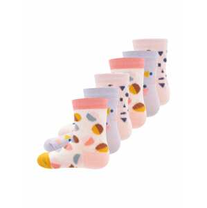 EWERS Ponožky světlemodrá / šeříková / mix barev / růže