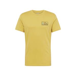 BILLABONG Funkční tričko 'Range'  azurová modrá / tmavě hnědá / tmavě žlutá / oranžová