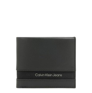 Calvin Klein Jeans Peněženka  černá / stříbrná