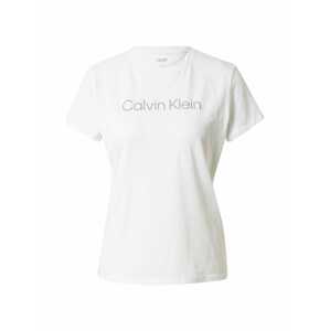 Calvin Klein Sport Tričko světle šedá / bílá