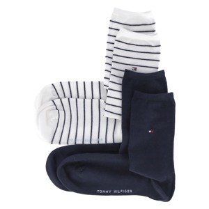Tommy Hilfiger Underwear Ponožky  tmavě modrá / červená / offwhite