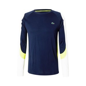 Lacoste Sport Funkční tričko  námořnická modř / žlutá / bílá