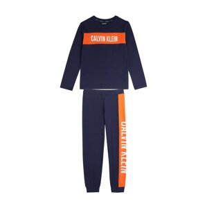 Calvin Klein Underwear Pyžamo  oranžová / námořnická modř / bílá