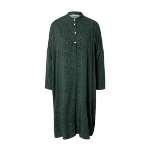 Wemoto Košilové šaty 'Irene' tmavě zelená / černá