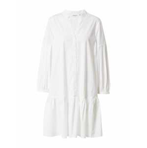 MOSS COPENHAGEN Košilové šaty bílá