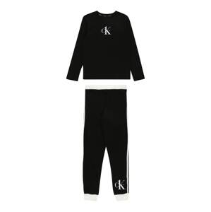 Calvin Klein Underwear Pyžamo  černá / bílá