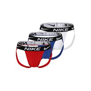 NIKE Sportovní spodní prádlo 'JOCK STRAP'  modrá / červená / černá / bílá