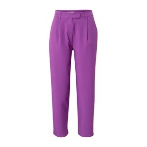 BZR Kalhoty se sklady v pase svítivě fialová