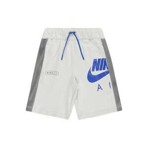 Nike Sportswear Kalhoty  modrá / světle šedá / bílá