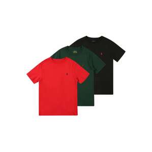 Polo Ralph Lauren Tričko  červená / tmavě zelená / černá