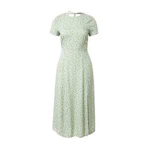 24COLOURS Letní šaty kari / zelená / pastelově zelená / bílá