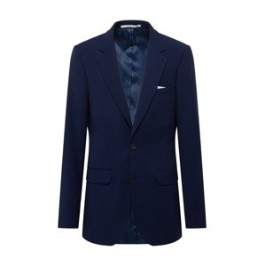 BURTON MENSWEAR LONDON Společenské sako 'Super Skinny Blue Texture Jacket' námořnická modř