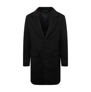 UNITED COLORS OF BENETTON Přechodný kabát  černá