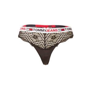 Tommy Hilfiger Underwear Tanga červená / černá / bílá