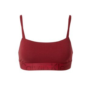 Calvin Klein Underwear Podprsenka vínově červená