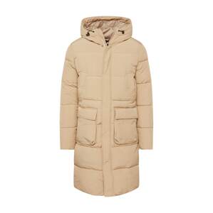 BURTON MENSWEAR LONDON Zimní kabát šedobéžová