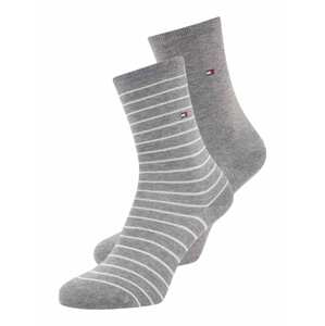 Tommy Hilfiger Underwear Ponožky  námořnická modř / šedý melír / červená / bílá
